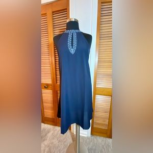 Sleeveless Dress Navy Blue Large NWOT